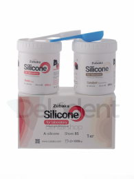 Лабораторный силикон A-Silicone, 1 к 1 (A+B) с твёрдостью 85 по Шору (Красный)